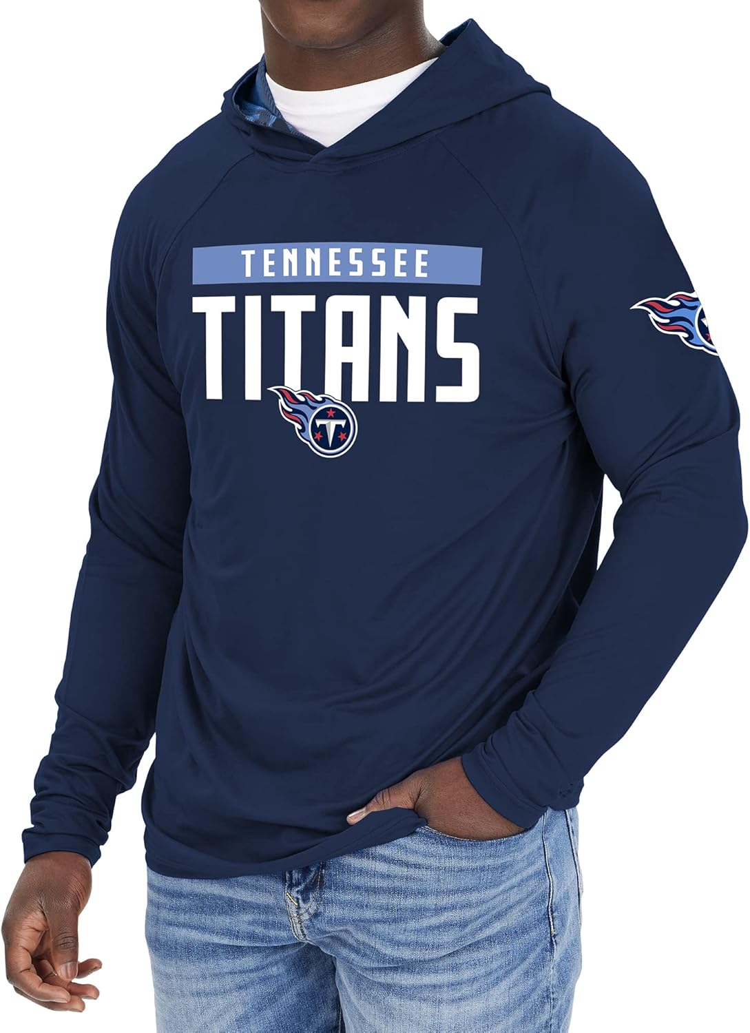 Zubaz NFL Men's Lightweight Hoodie in Camo Patterns for Fans