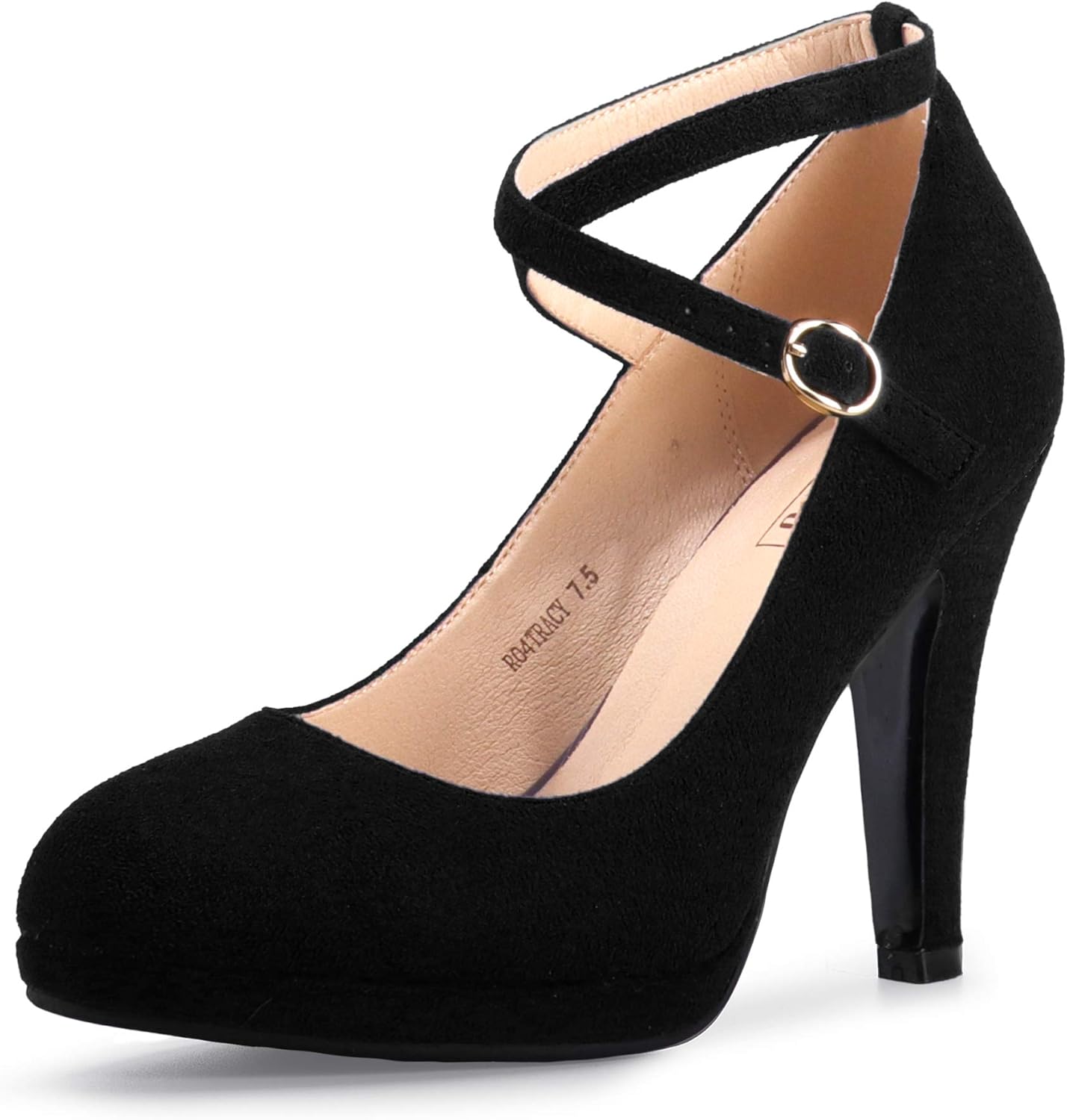 IDIFU Women's Tracy Platform High Heels for Casual Work Events