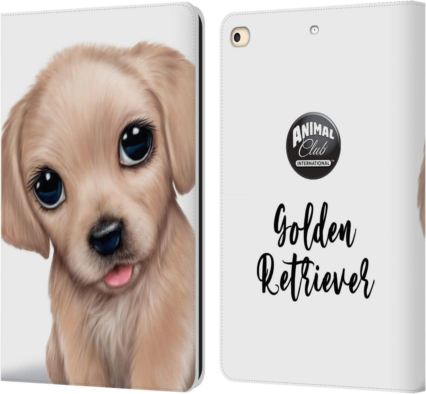 Animal Club International Golden Retriever Leather Wallet Case