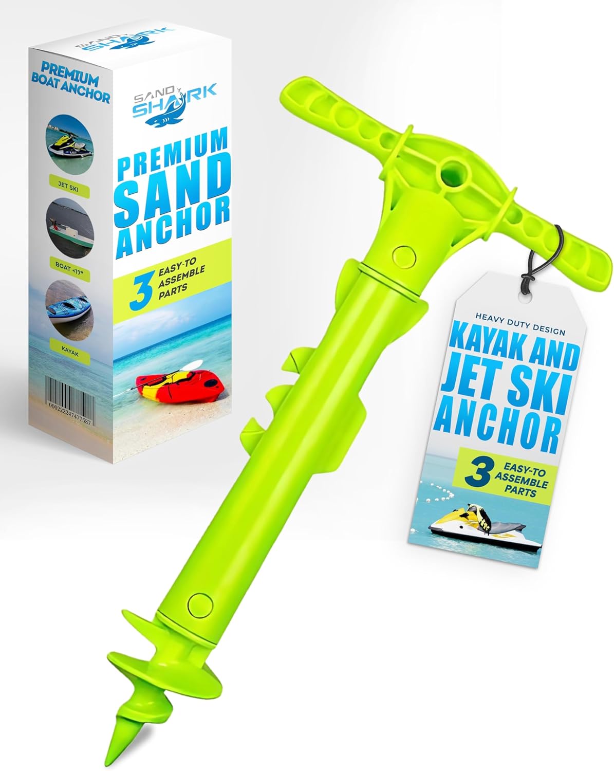 SandShark Sport Boat Anchor for Jet Ski and Shallow Water Use