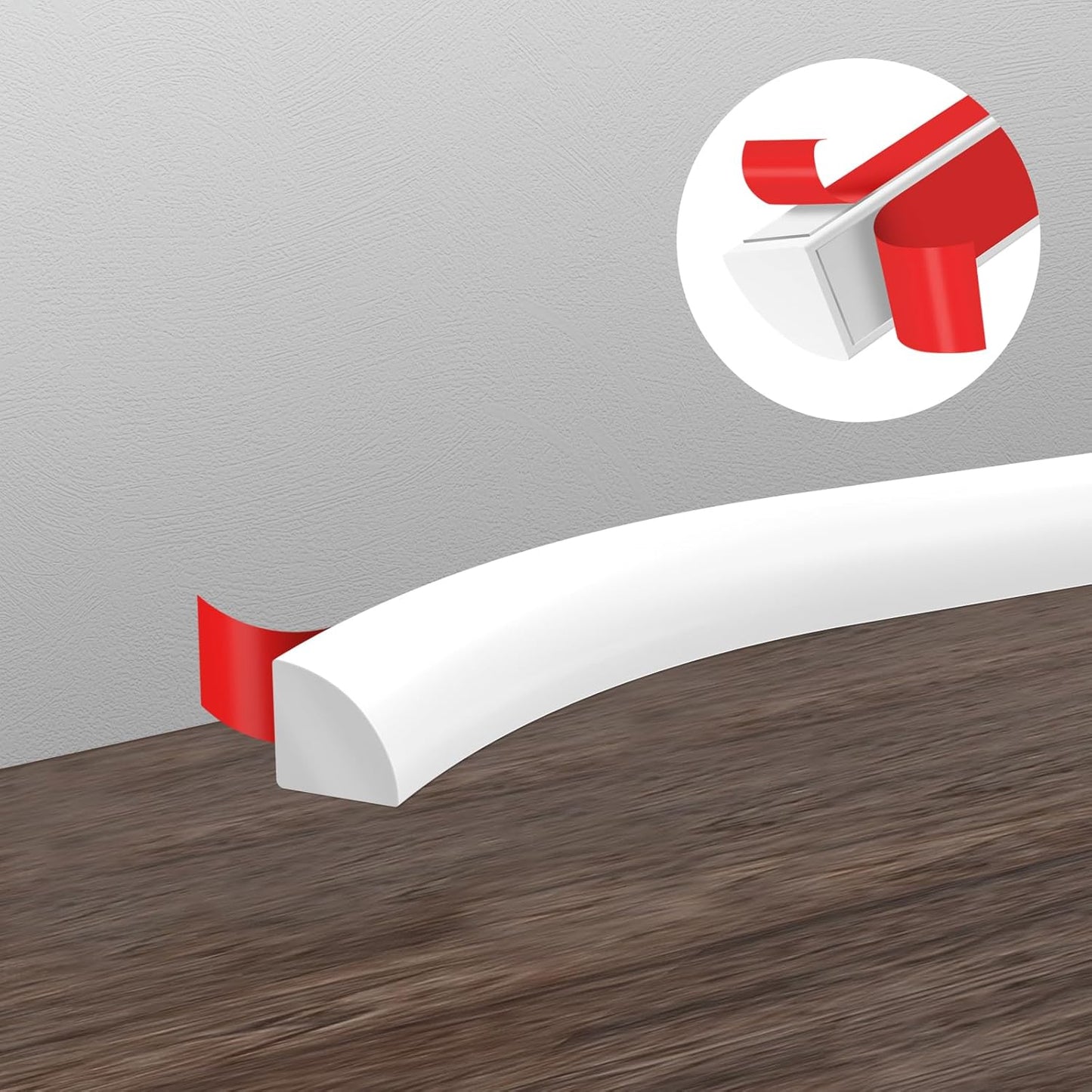 Flexible Quarter Round Molding Trim for Easy Home Updates