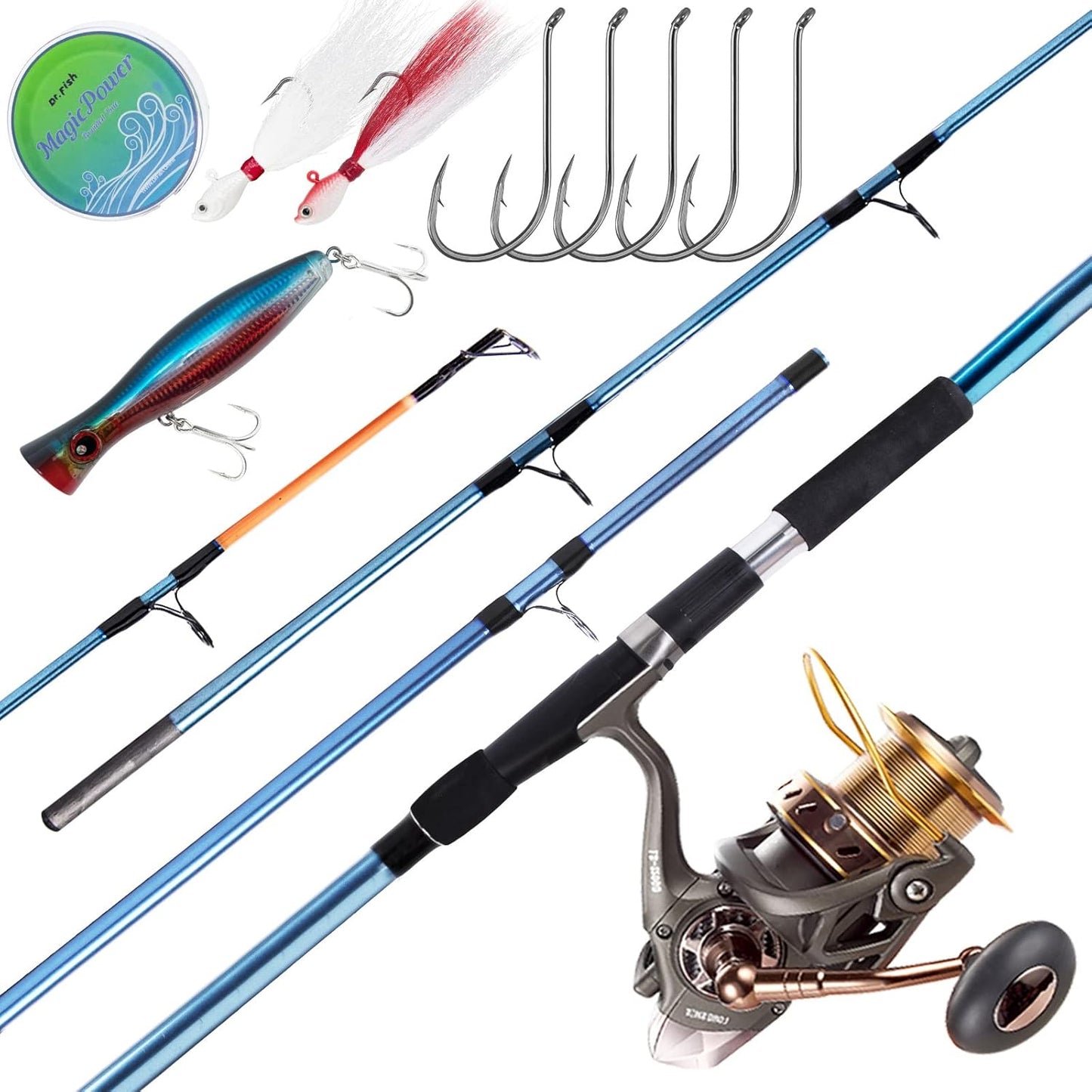 Dr.Fish 12ft Surf Fishing Combo for Superior Casting