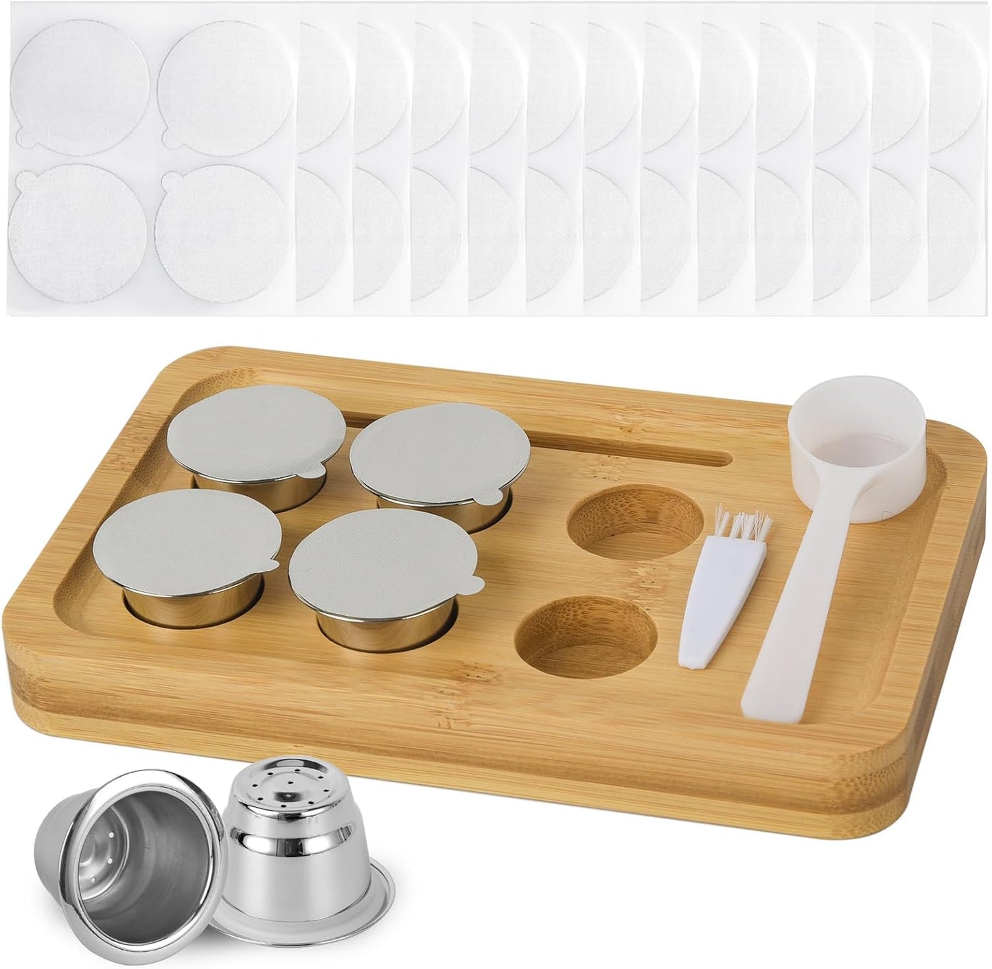 Stainless Steel Espresso Pods Set - Eco-Friendly & Convenient