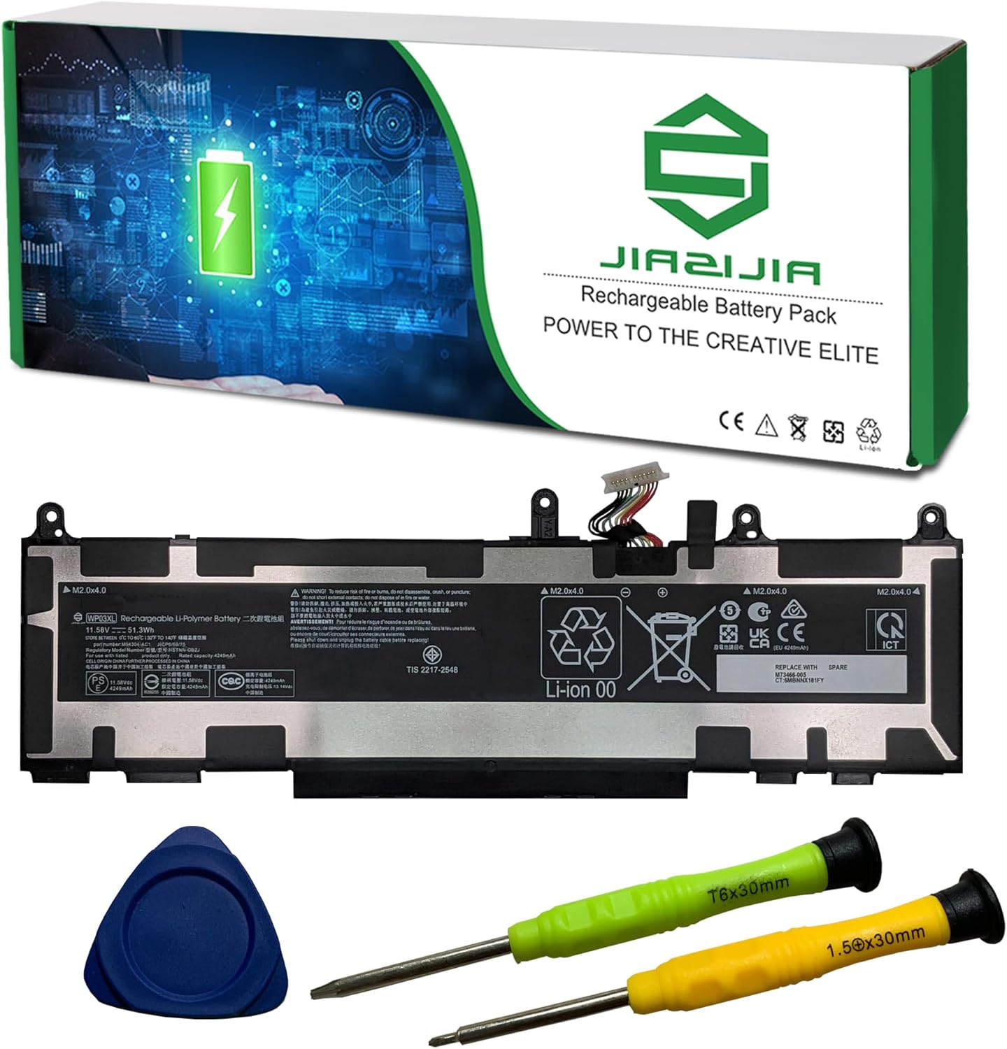 WP03XL Laptop Battery Replacement for Hp EliteBook Series