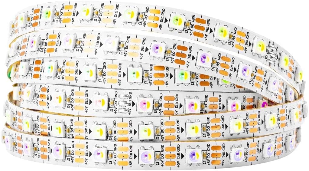 BTF-LIGHTING RGBW LED Strip: Individually Addressable 16.4ft