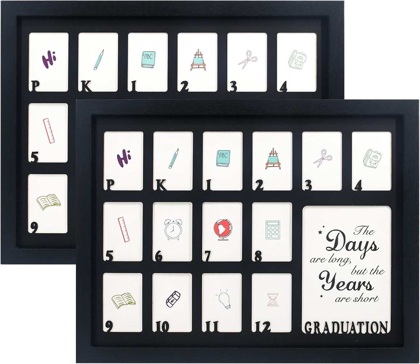 School Years Picture Frames for Graduation Keepsakes and Gifts