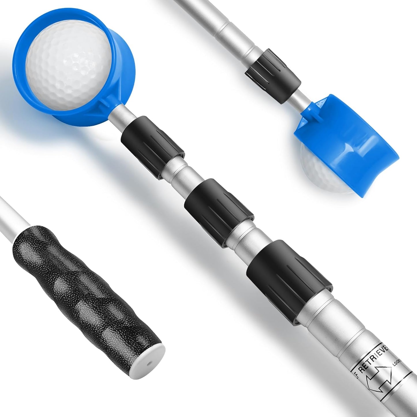 Prowithlin Golf Ball Retriever: Telescopic 18ft Aluminum Accessory