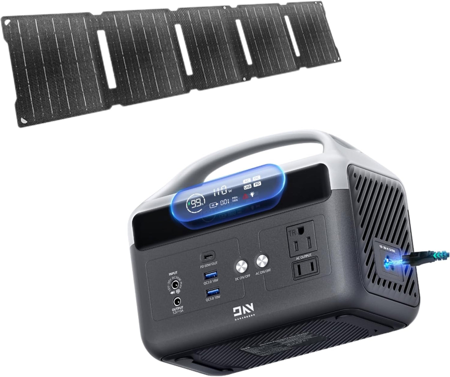 DaranEner Portable Power Station: 300W Fast Charging