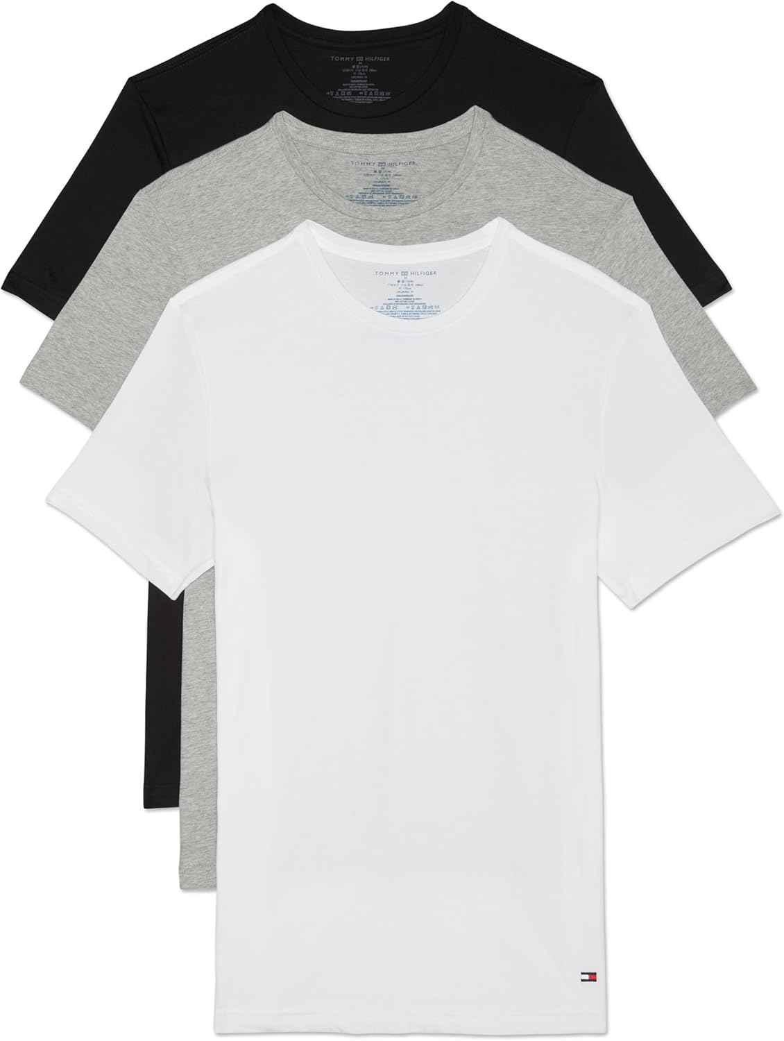 Tommy Hilfiger Men's Undershirt - Classic Fit Crewneck Tees