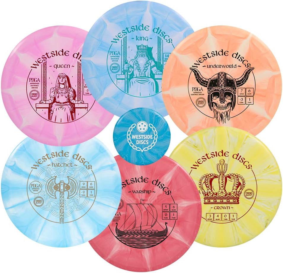 Dynamic Discs Beginner 6-Disc Golf Set - Perfect for Men