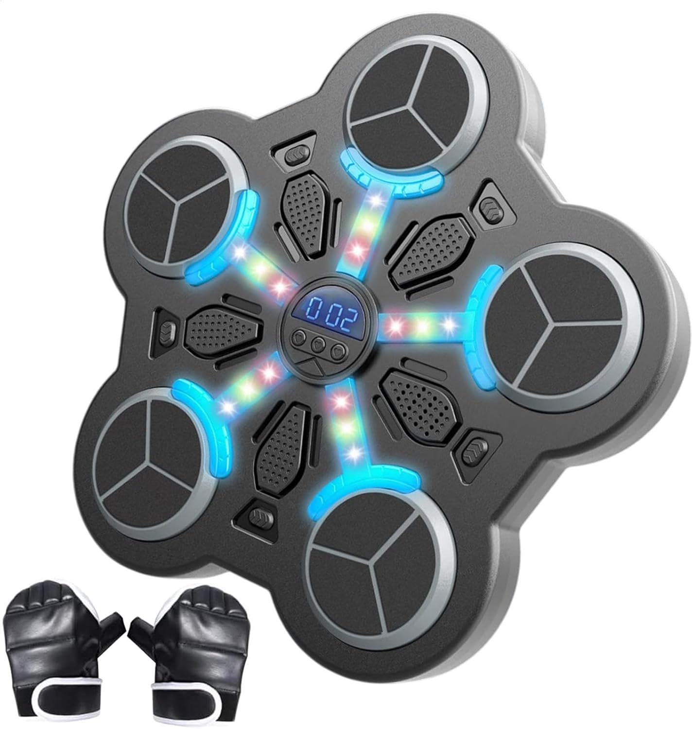 Light-Up Wall Boxing: Adjustable Fitness Fun!