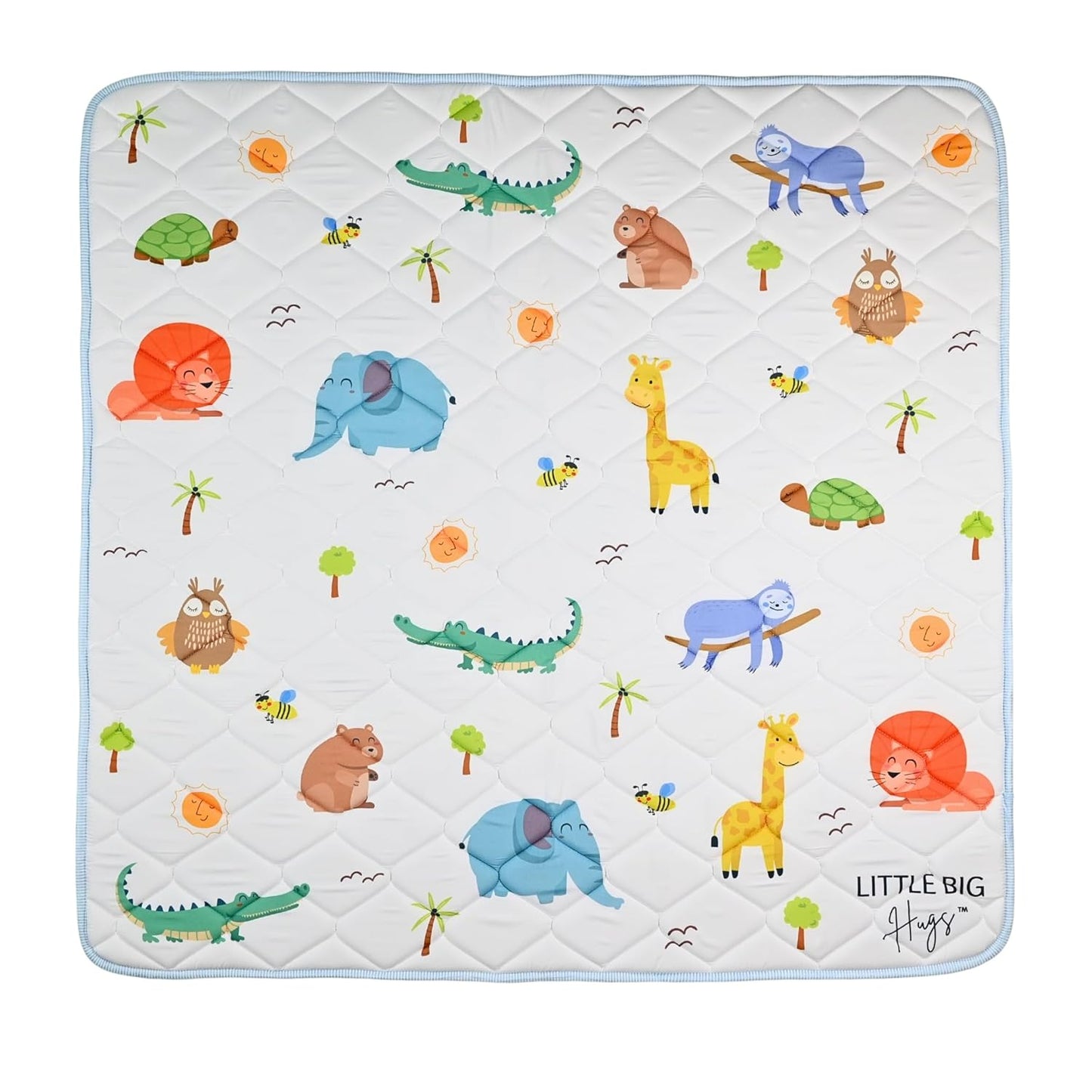 Little Big Hugs 50x50 Play Mat: Ultra-Soft & Non-Toxic for Safe Playtime