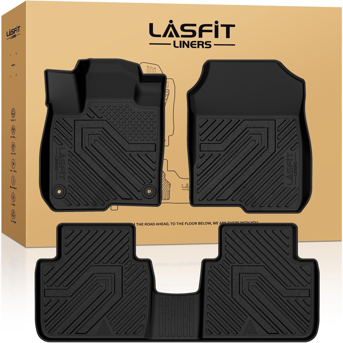 LASFIT Floor Mats for Honda HR-V 2023-2026 & Acura ADX 2025