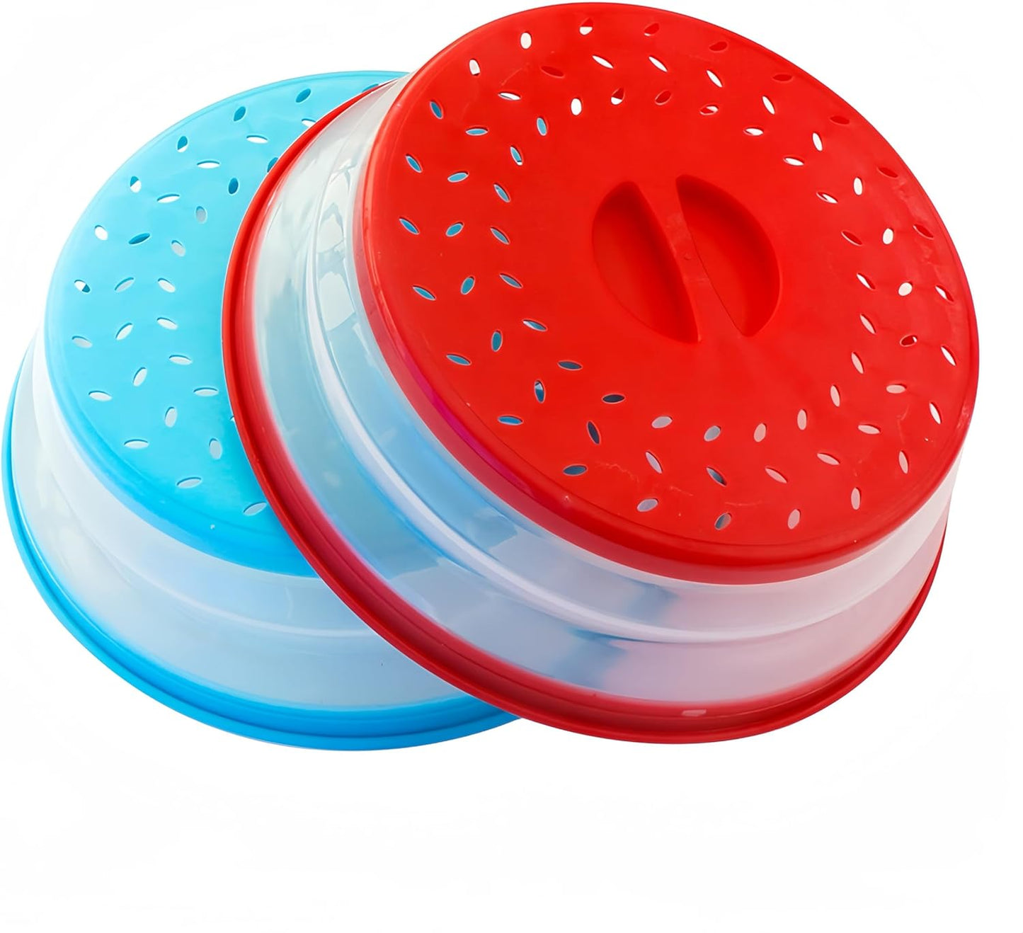 2-Pack Collapsible Microwave Splatter Guard, 10.5, BPA-Free, Dishwasher Safe