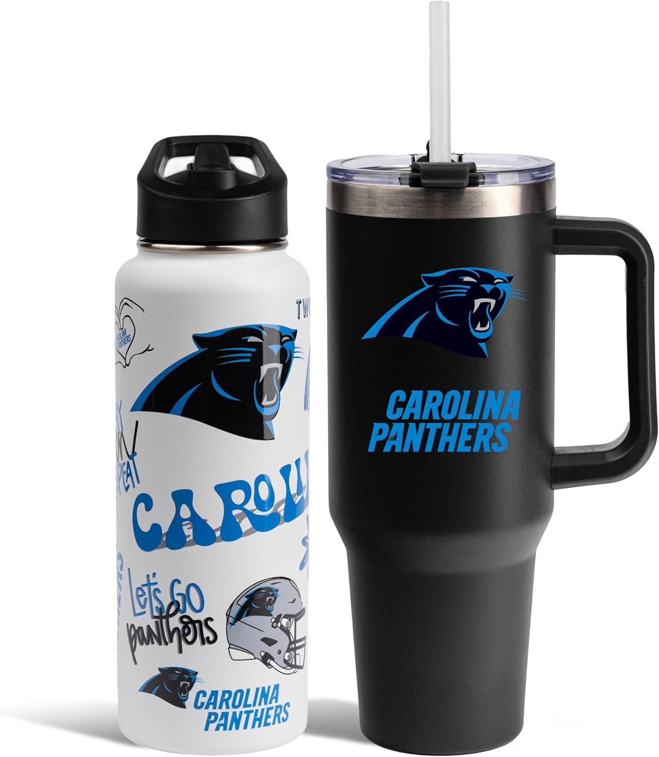 NFL 2-Pack Stainless Steel Tumbler Set for Team Spirit