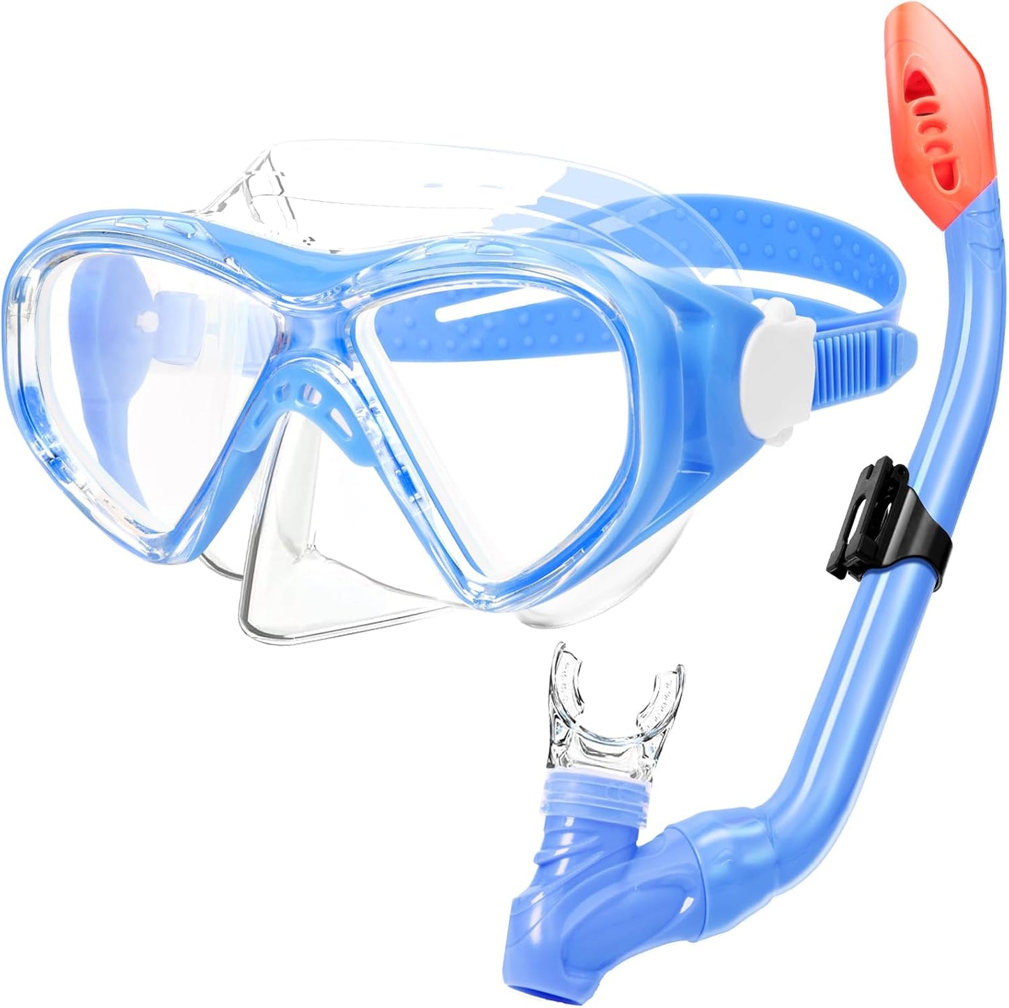 ACQCES Kids Dry Top Snorkel Set - 180 Panoramic View