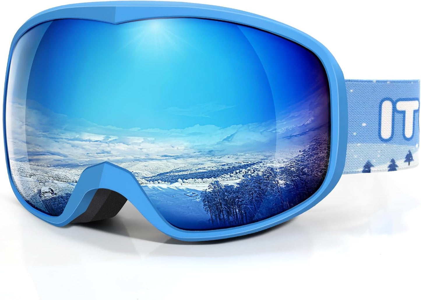 ITOWE Kids Ski Goggles: Pro Anti-Fog Protection!
