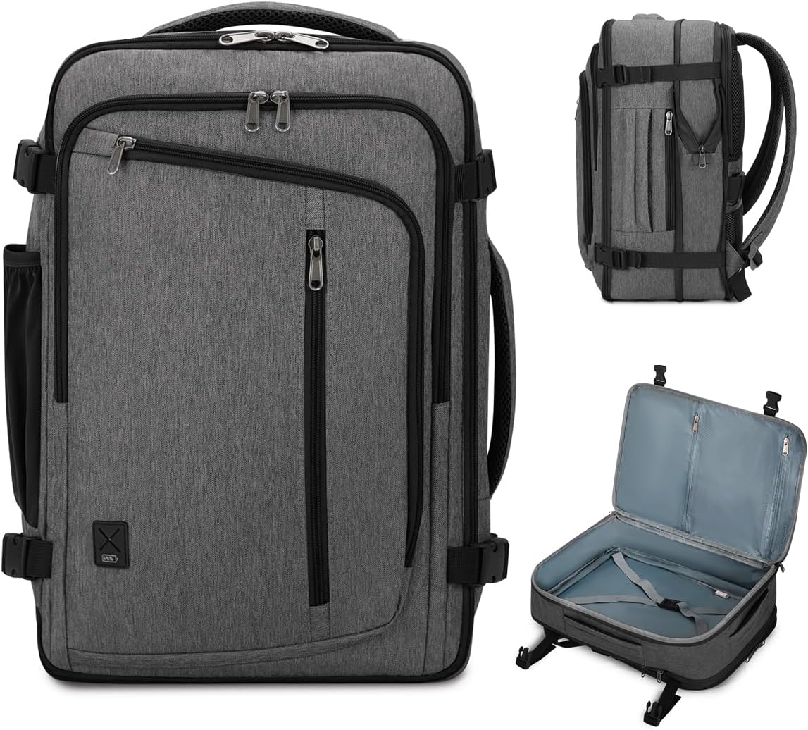 WANDF Expandable Travel Backpack for Spirit Airlines Personal Item