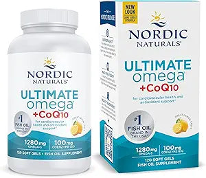 Ultimate Omega + CoQ10 for Heart Health and Cellular Energy