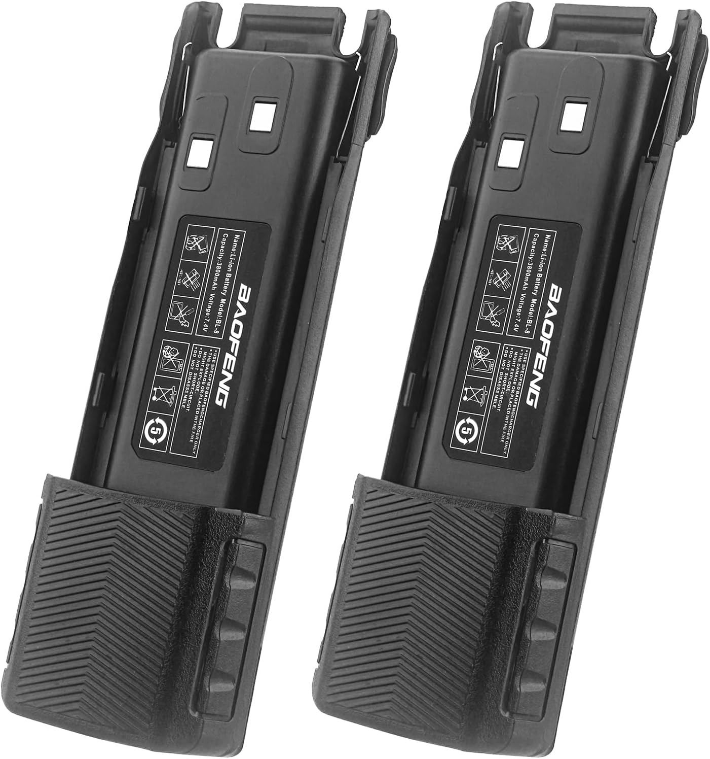 BAOFENG UV-82 Battery Upgrade with Type-C Charger for Two-Way Radio
