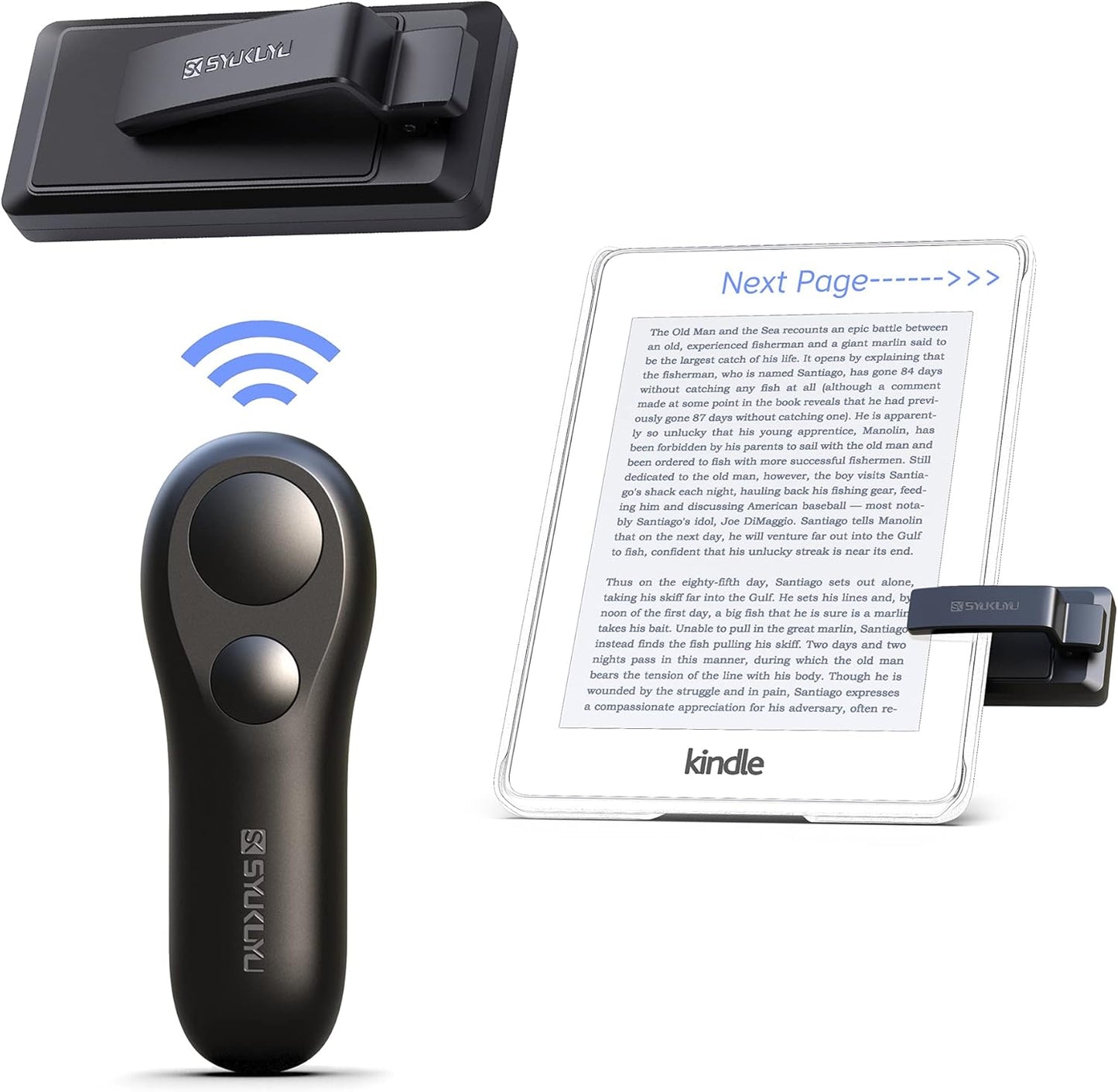 SK SYUKUYU RF Remote Control Page Turner for Kindle and iPad