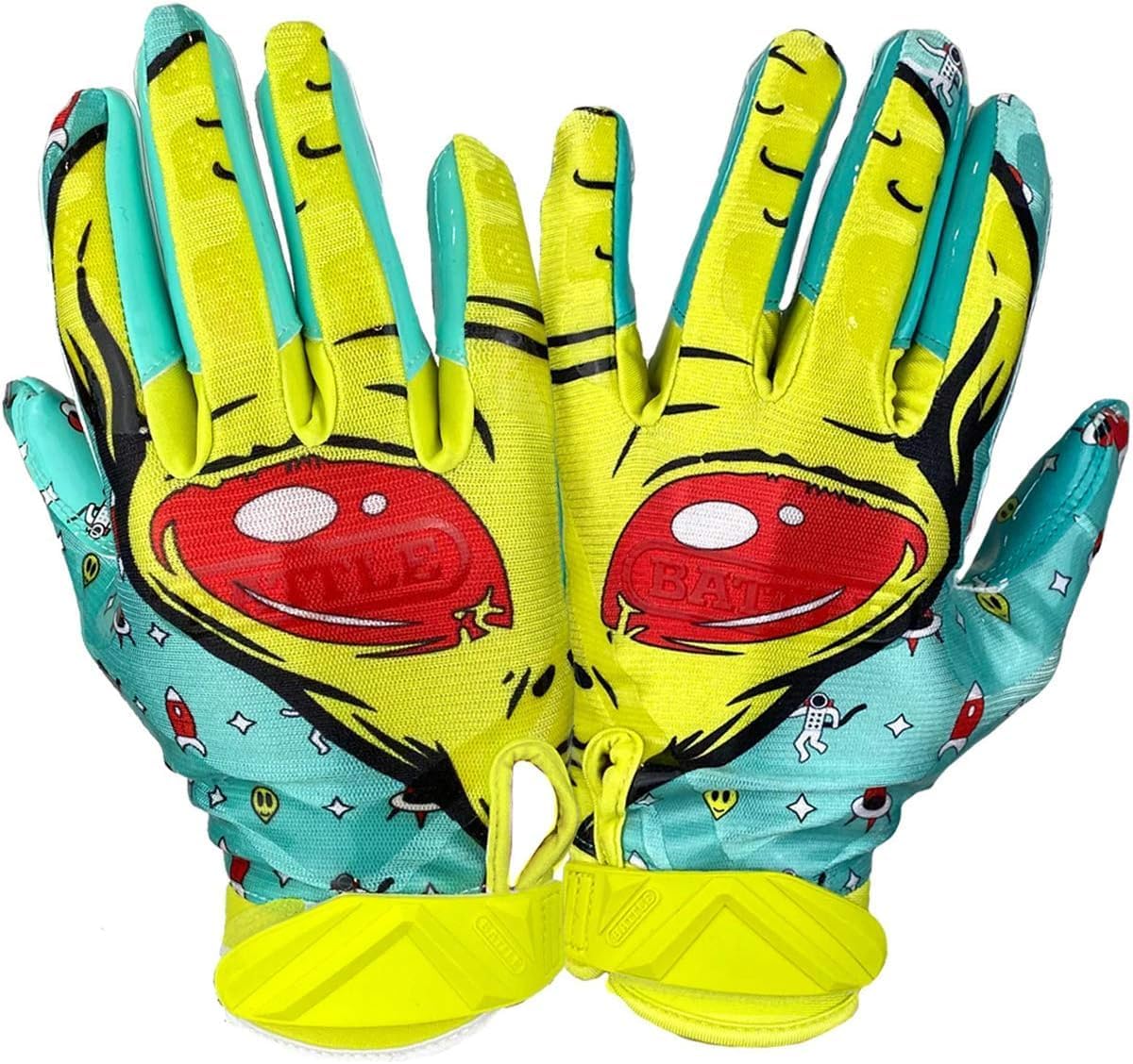 Battle Sports Back of Hand Wide Receiver Football Gloves Review