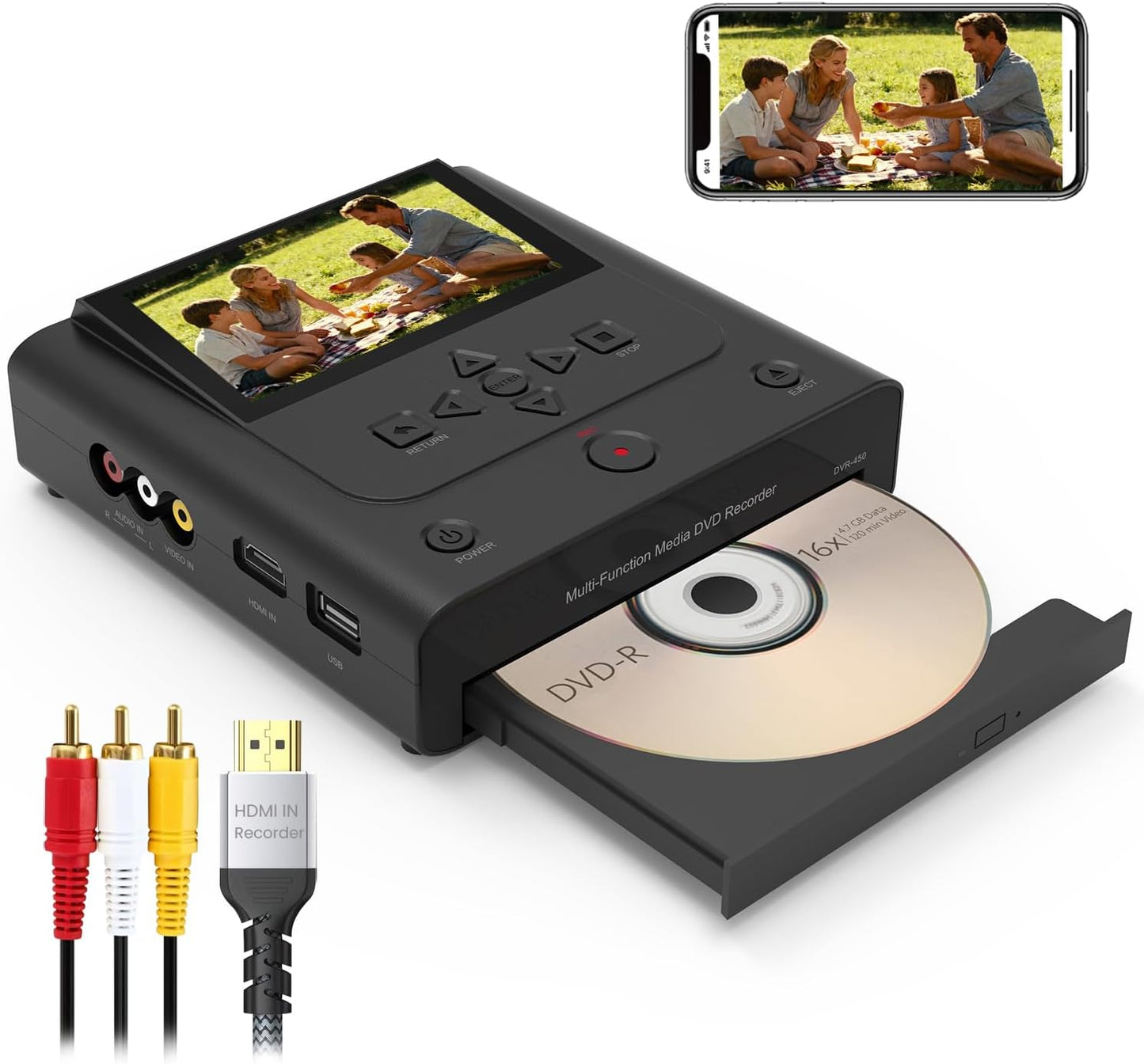 VHS to DVD Converter Machine for Easy Video Transfers