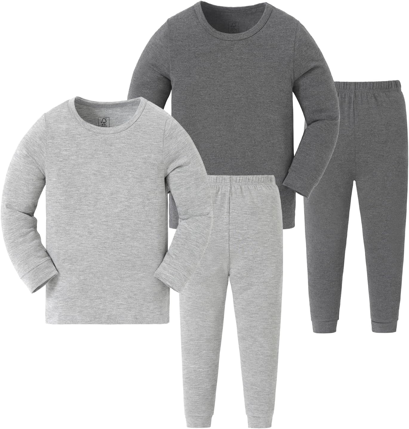 JunNeng Bamboo Viscose Pajamas for Toddler Baby Boys Girls