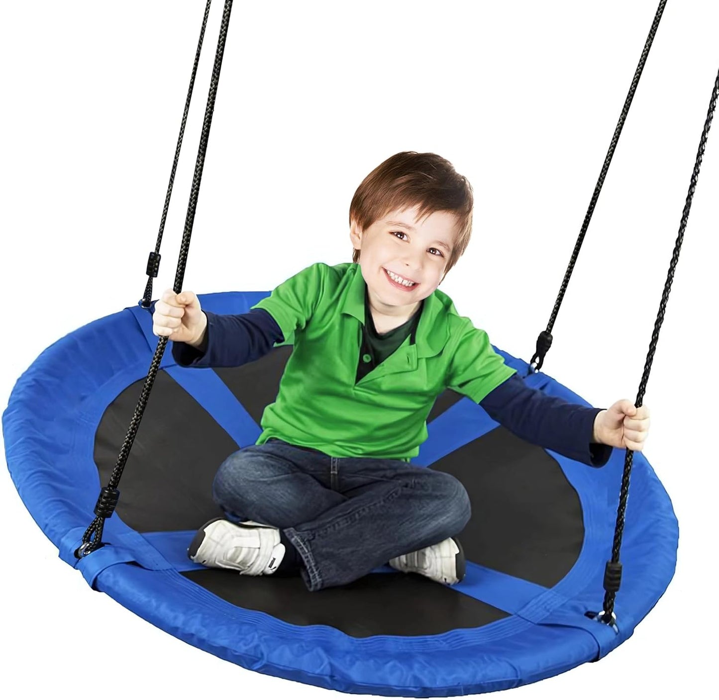 Saucer Tree Swing 40 Inch for Kids and Adults with Pillow
