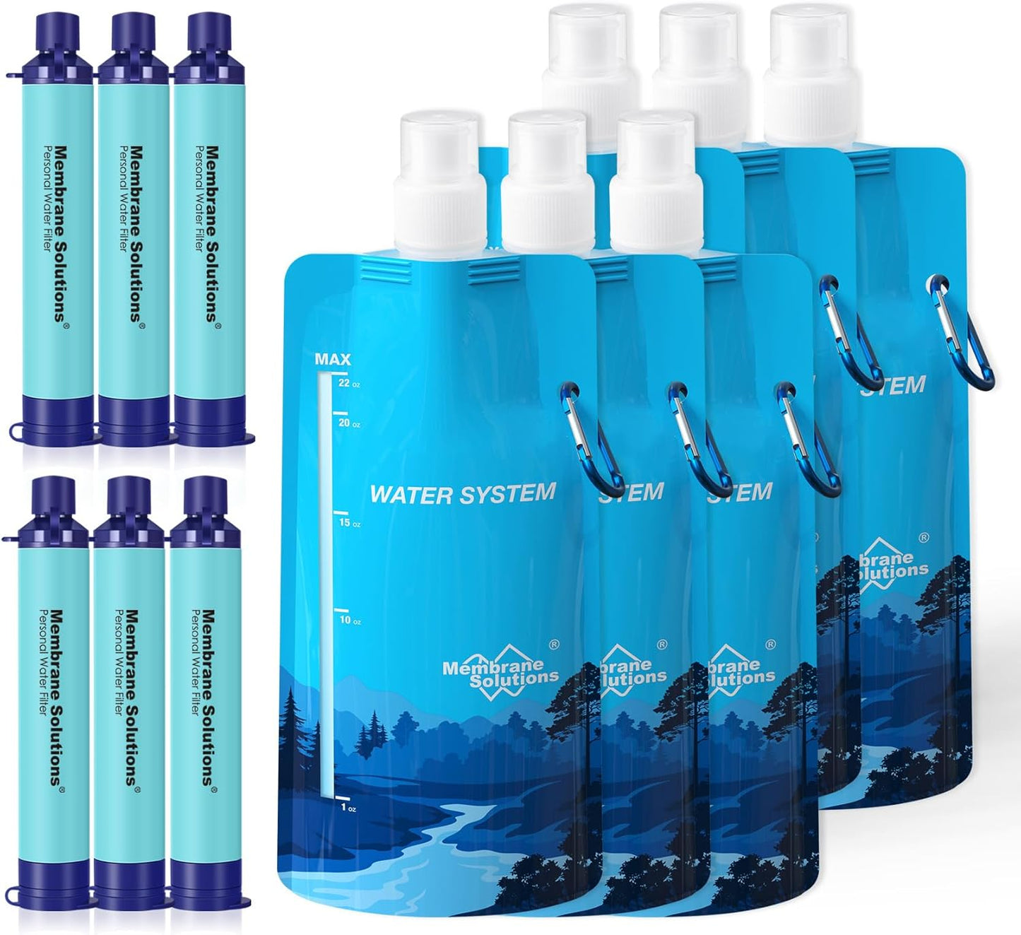 Portable Water Purifier for Hiking & Camping