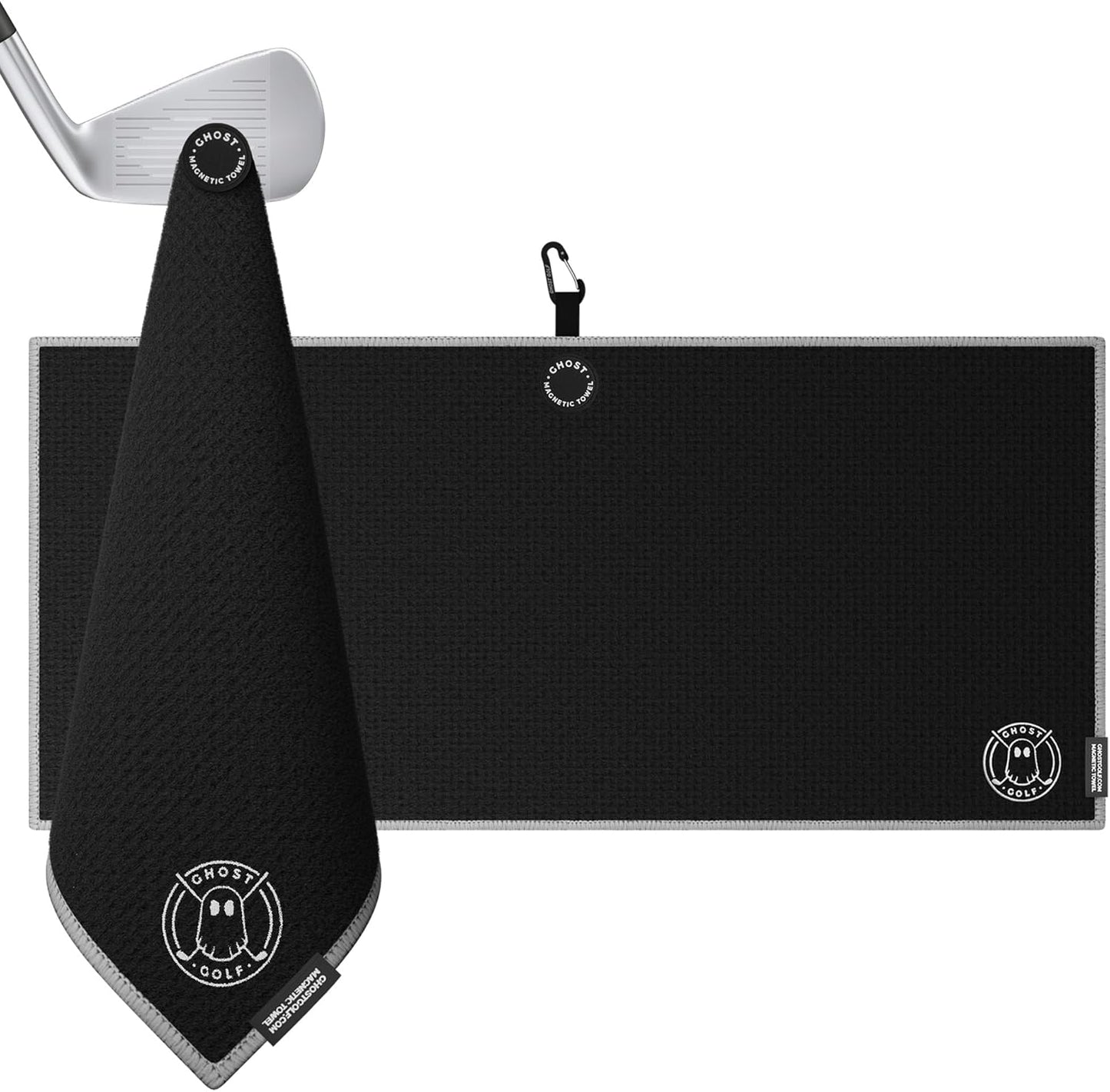Ghost Golf Magnetic Towel - Premium Microfiber Golf Towel
