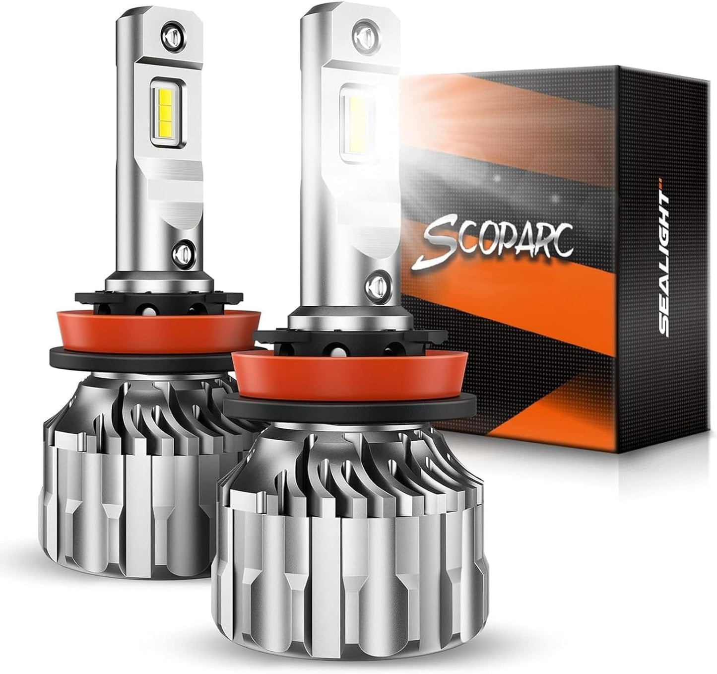 SEALIGHT H11/H8/H9 Bulbs 36000LM Super Bright for Safety