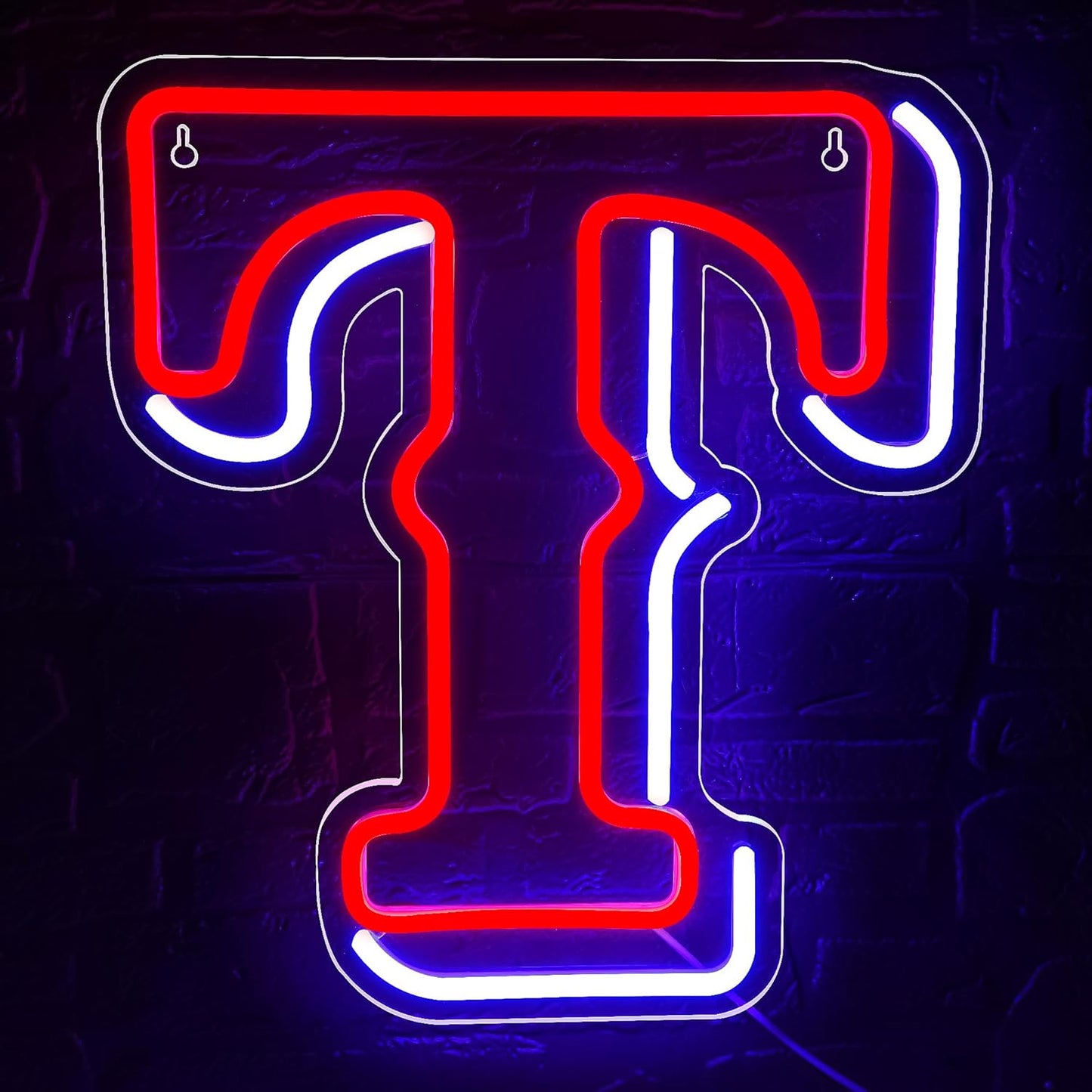 Baseball Neon Sign for Wall Decor - LED Light Up Sports Gift