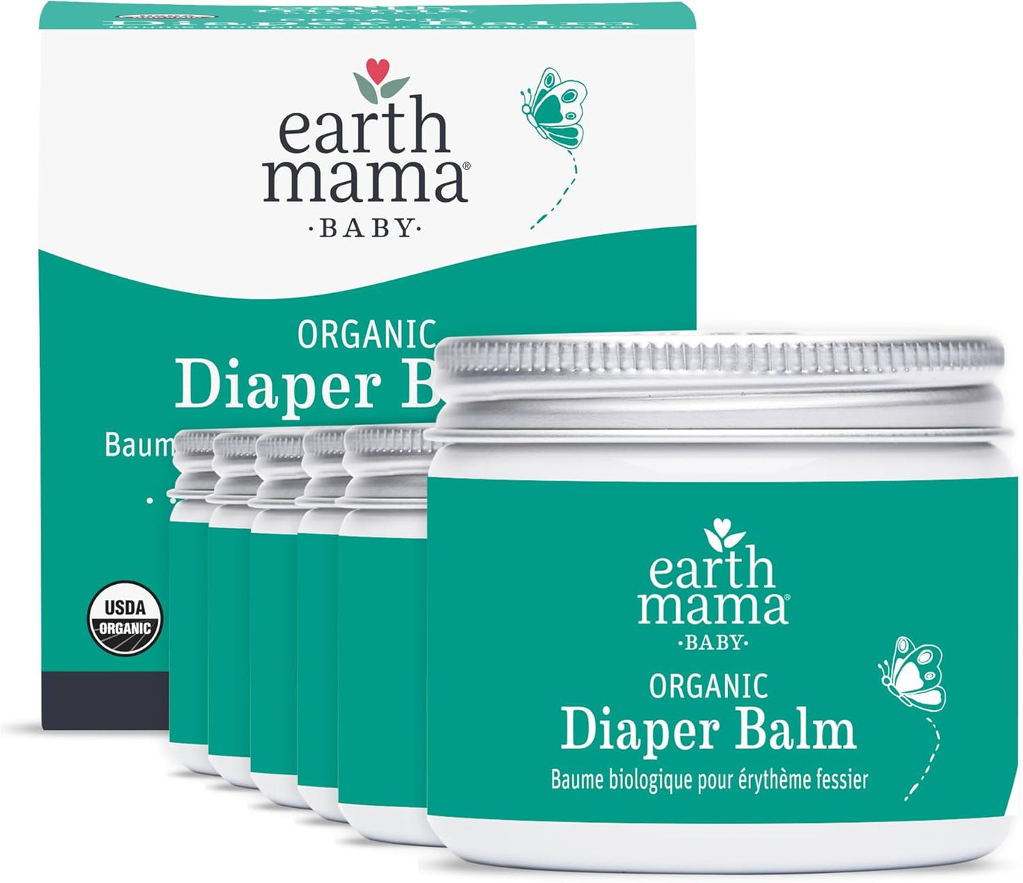 Earth Mama Organic Diaper Balm - Gentle Care for Baby's Skin