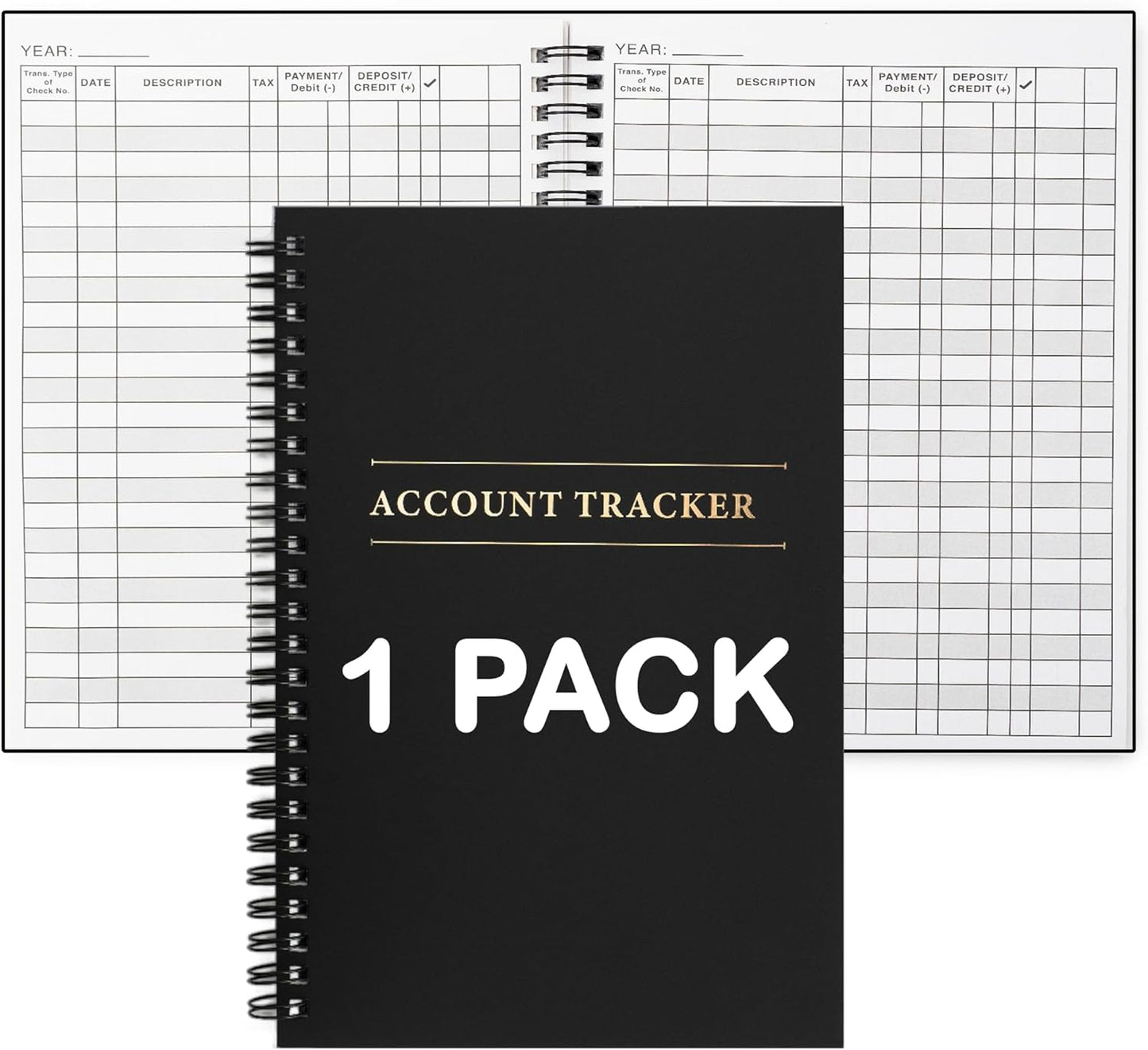 1 Pack Expense Tracker Ledger Book - Master Your Budget