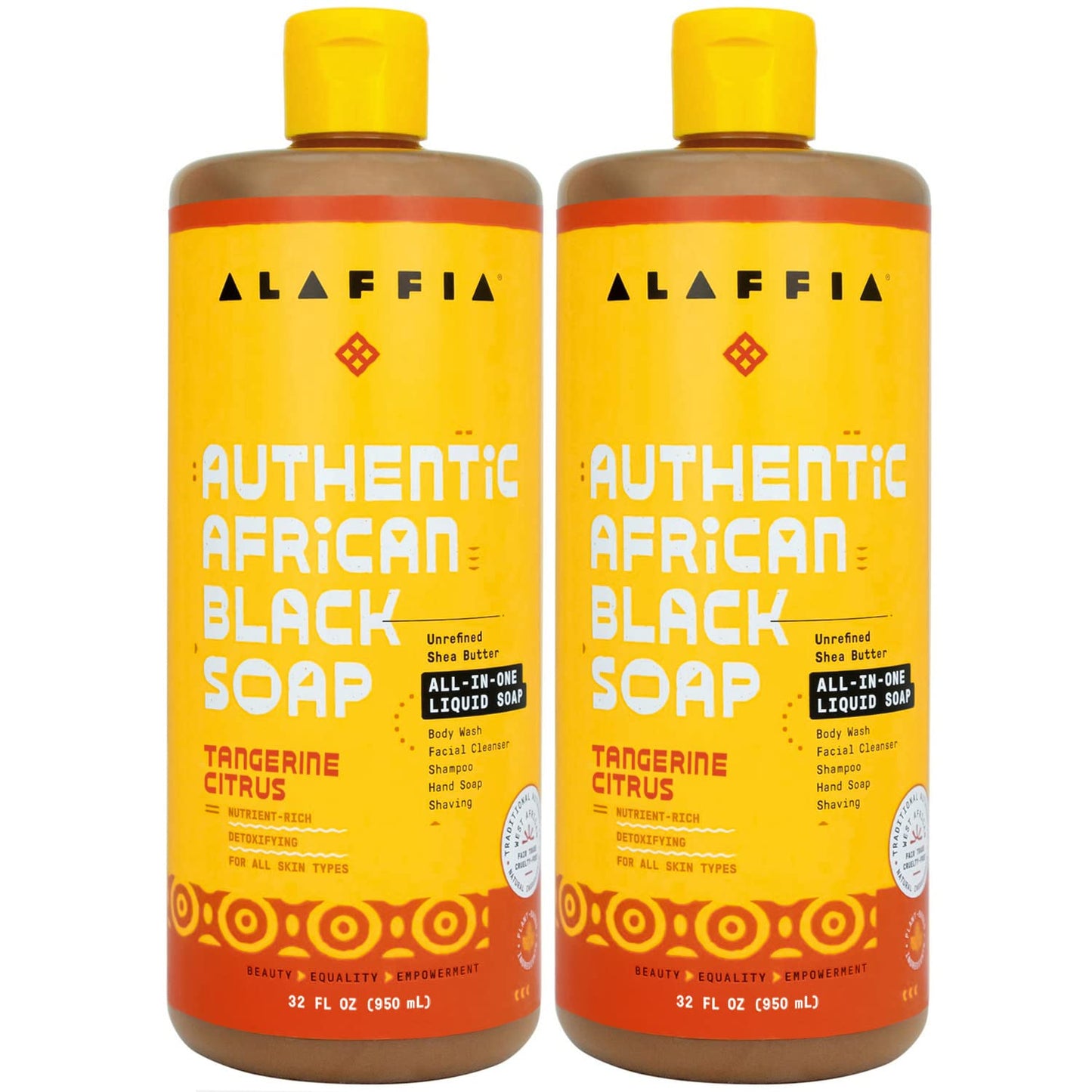 Alaffia Authentic African Black Soap for Face, Body & Hair