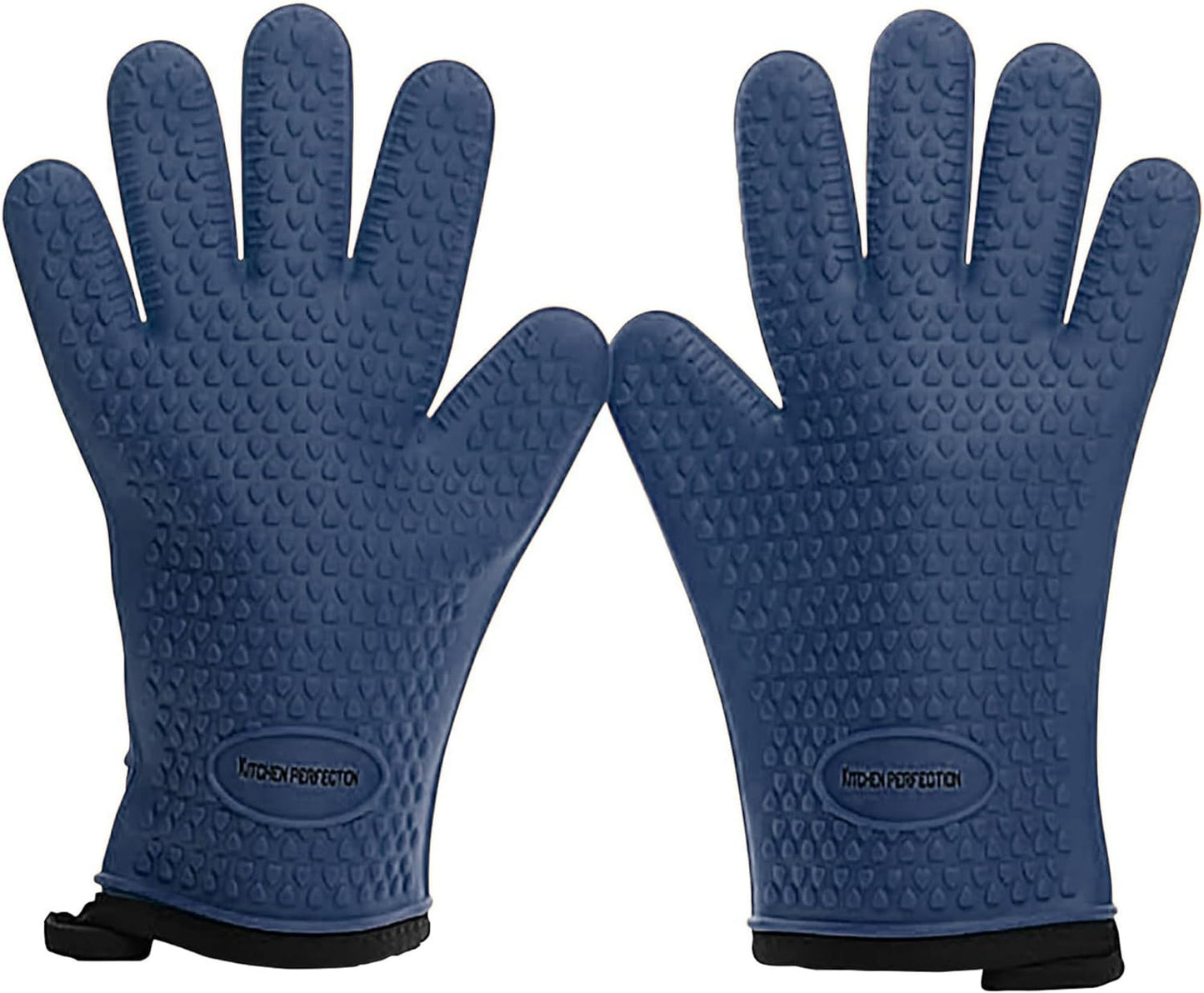 KITCHEN PERFECTION XL Silicone Smoker Oven Gloves for BBQ Lovers