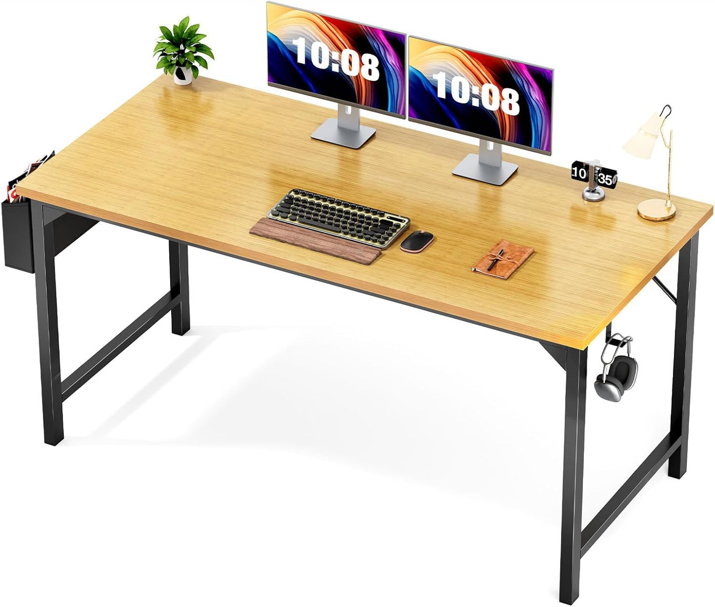 Sweetcrispy 48 Inch Computer Desk for Home Office Modern Style