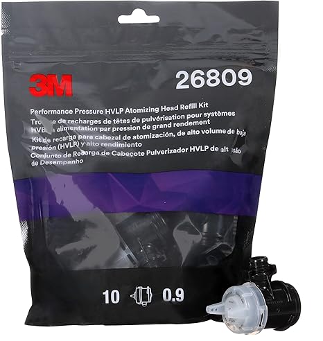 3M Performance Pressure HVLP Atomizing Head Refill Kit Review