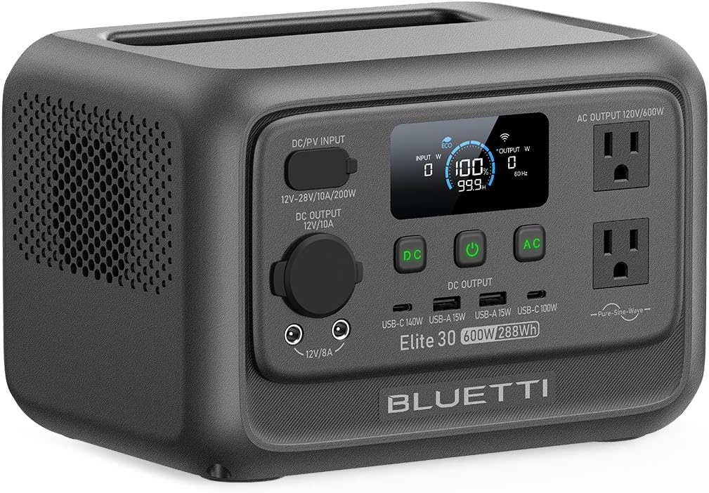 BLUETTI Elite 30 V2 Portable Power Station for Camping Trips