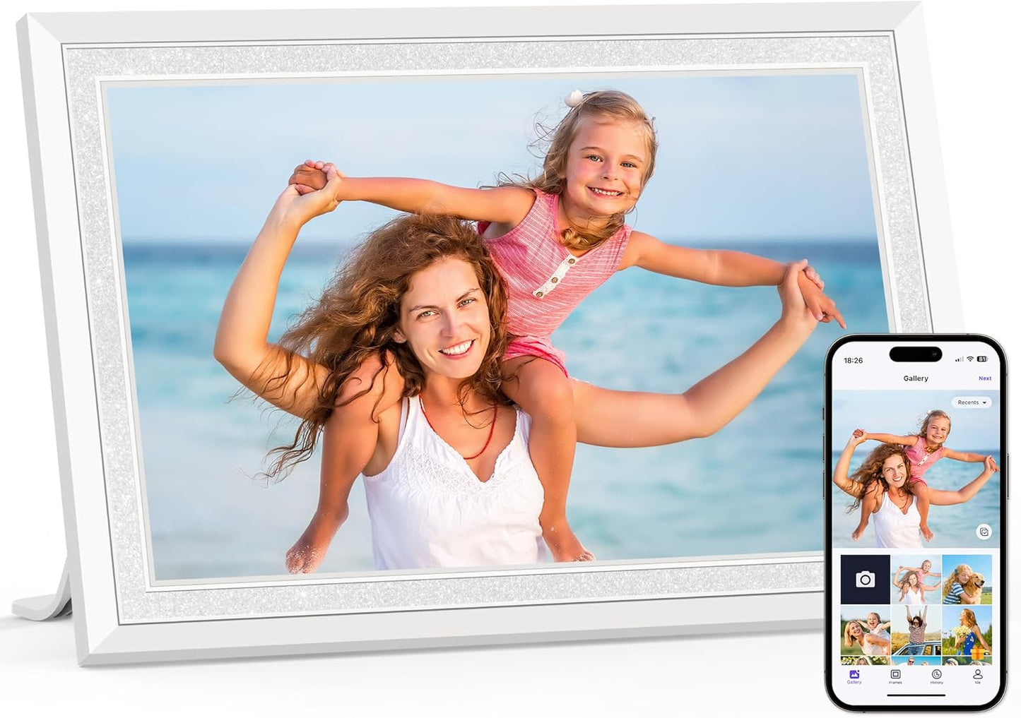 Uhale 10.1 Inch Digital Picture Frame for Instant Sharing