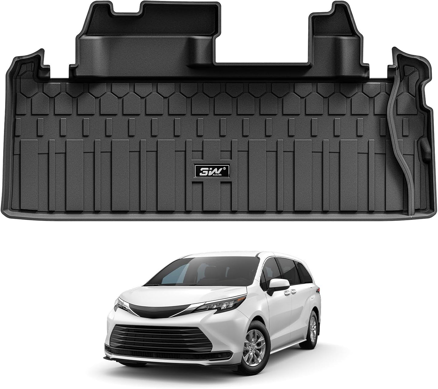 Custom Fit Cargo Mat for 2021-2025 Toyota Sienna - Heavy Duty