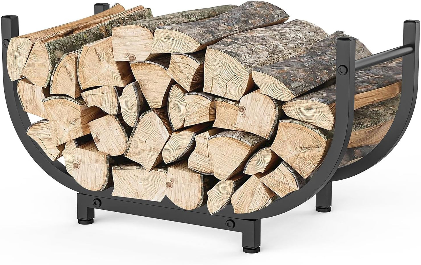 Firewood Rack Outdoor 30in for Indoor Storage and Decor