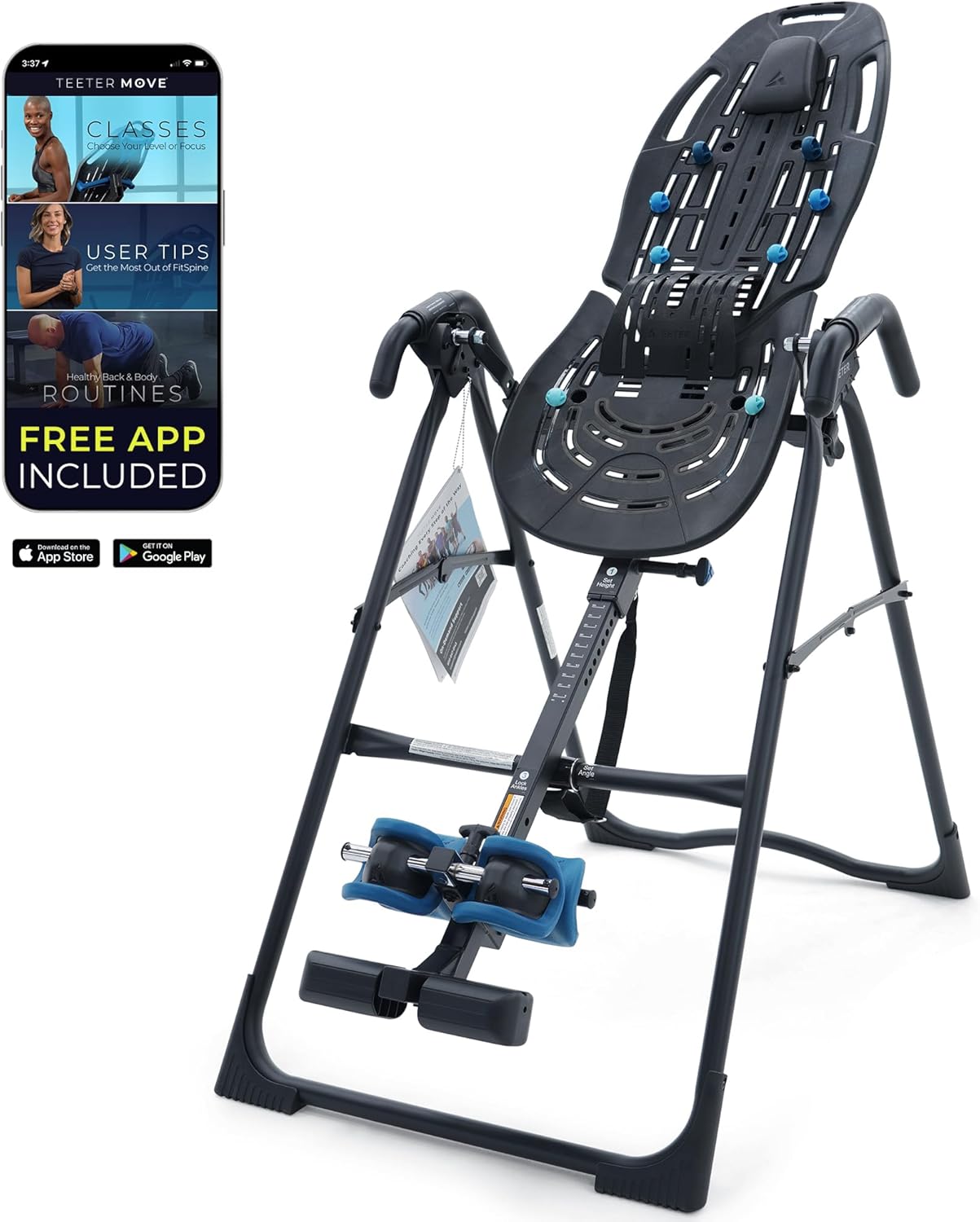 TEETER EP-560 Inversion Table for Back Pain Relief