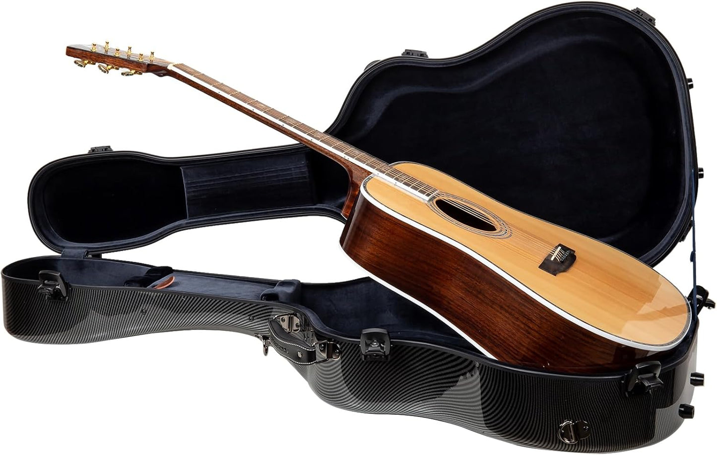 Ultra-light Fiberglass Guitar Case - Fits Martin D28 & Taylor 814CE