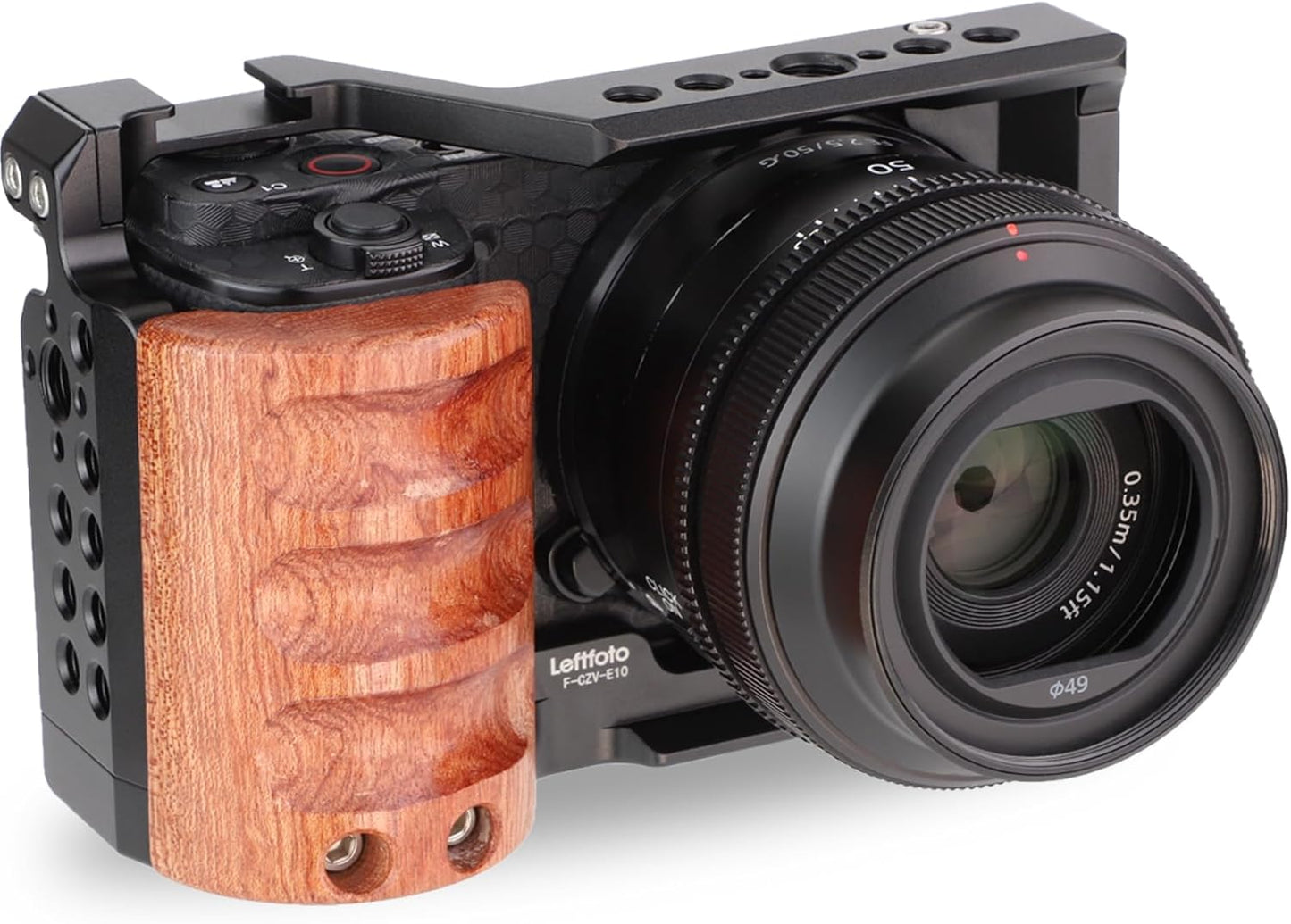 Leftfoto Upgrade Metal Cage for Sony Alpha ZV-E10 Video Shooting
