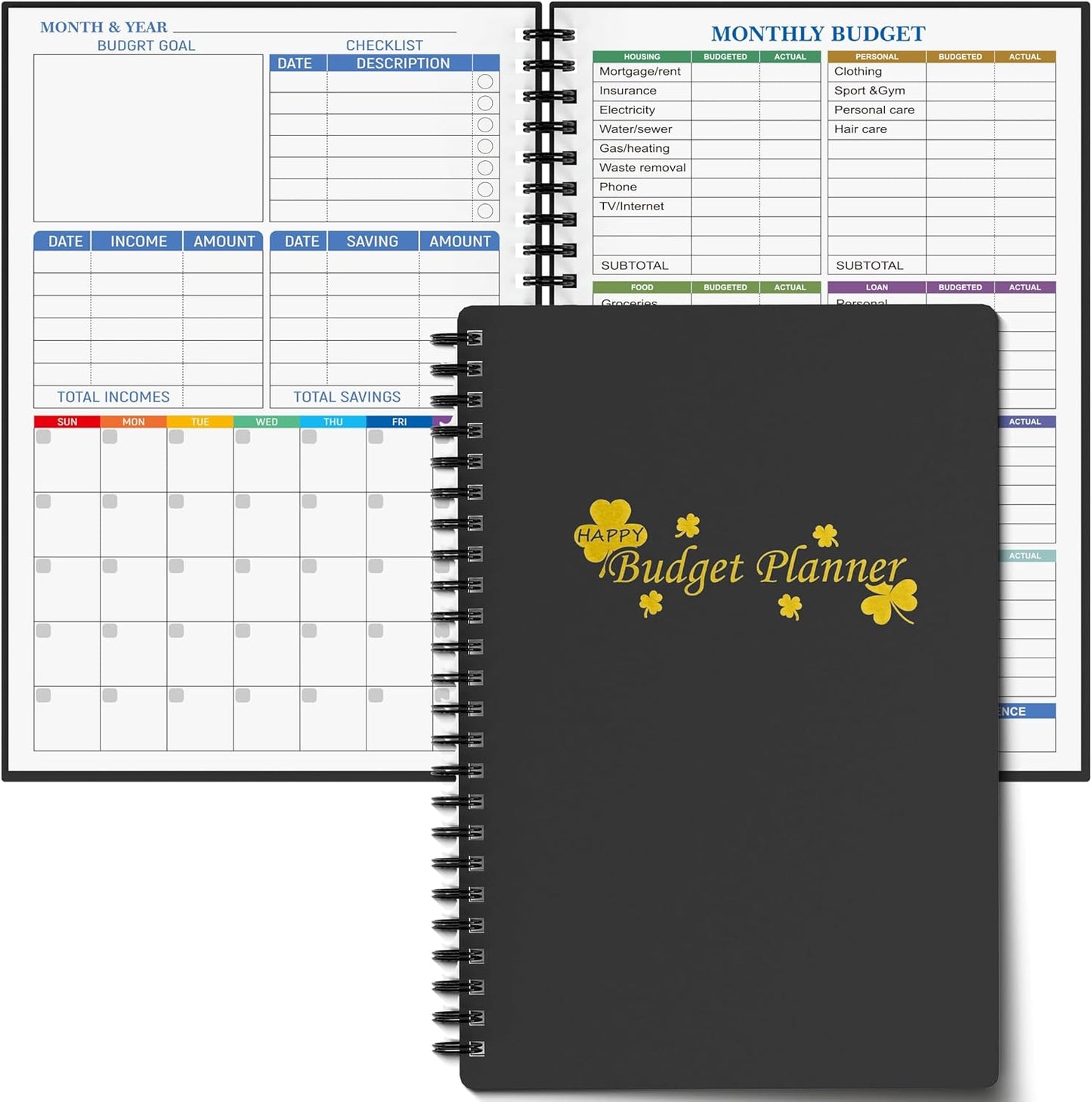 Golden Finance Organizer for Effective Money Management
