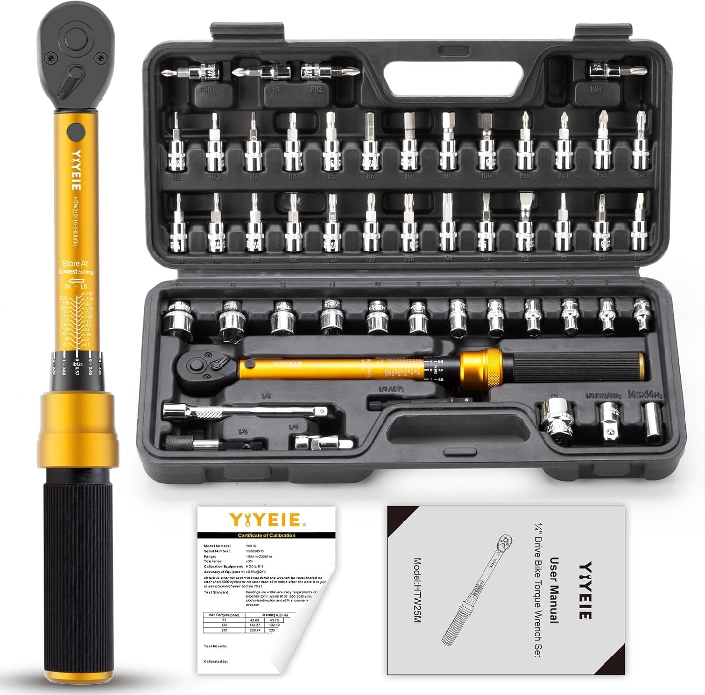 50Pcs Master Bike Torque Wrench Set for Precision and Durability