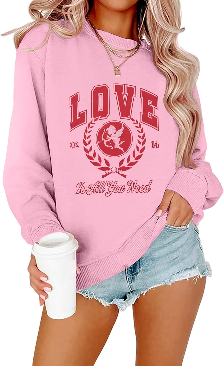 Love Is All You Need Sweatshirt by LUKYCILD