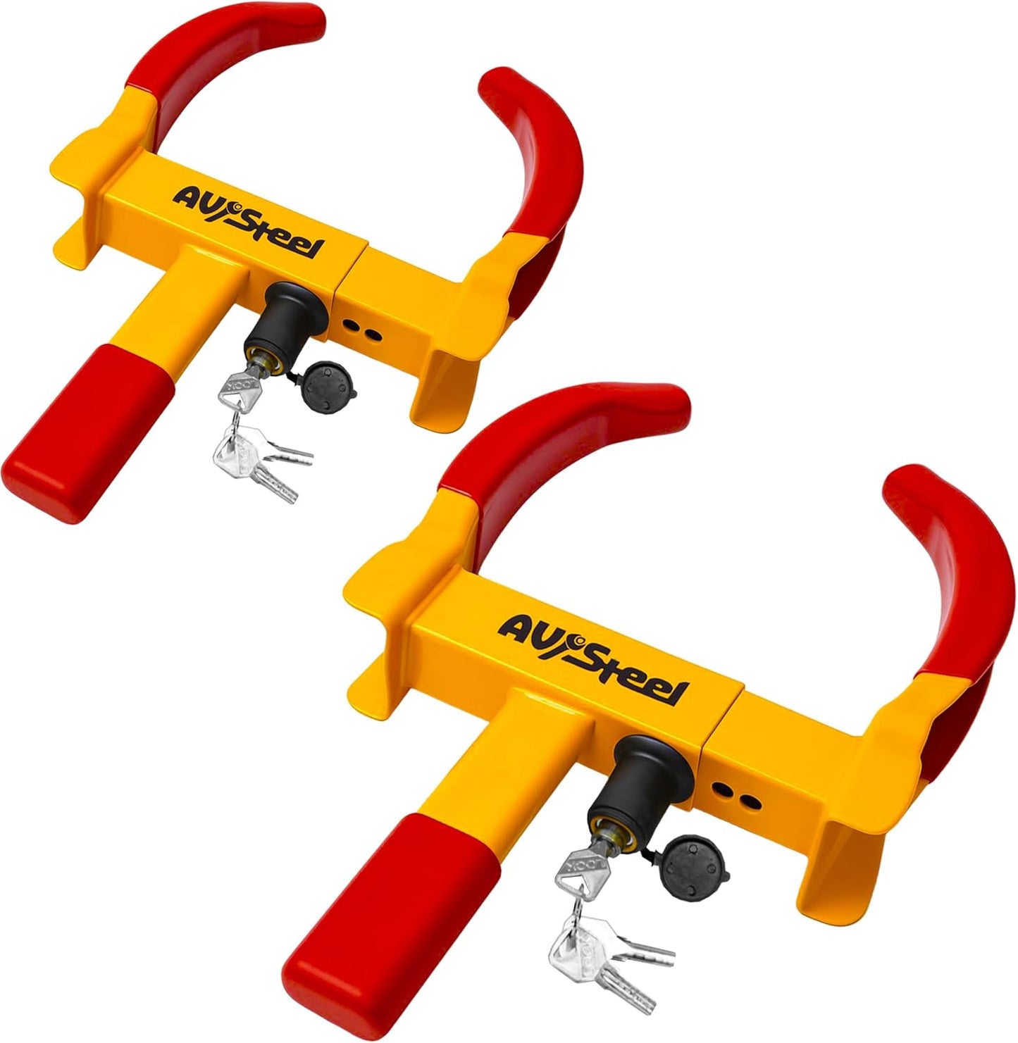 Universal Wheel Lock for Car and Trailer - Heavy Duty Security